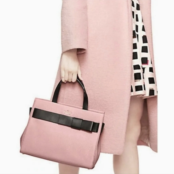 Kate Spade Poplar street shelley bow satchel pink bag